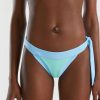 Donna Benetton Bikini | Slip Mare In Econyl Con Fiocco Donna Azzurro