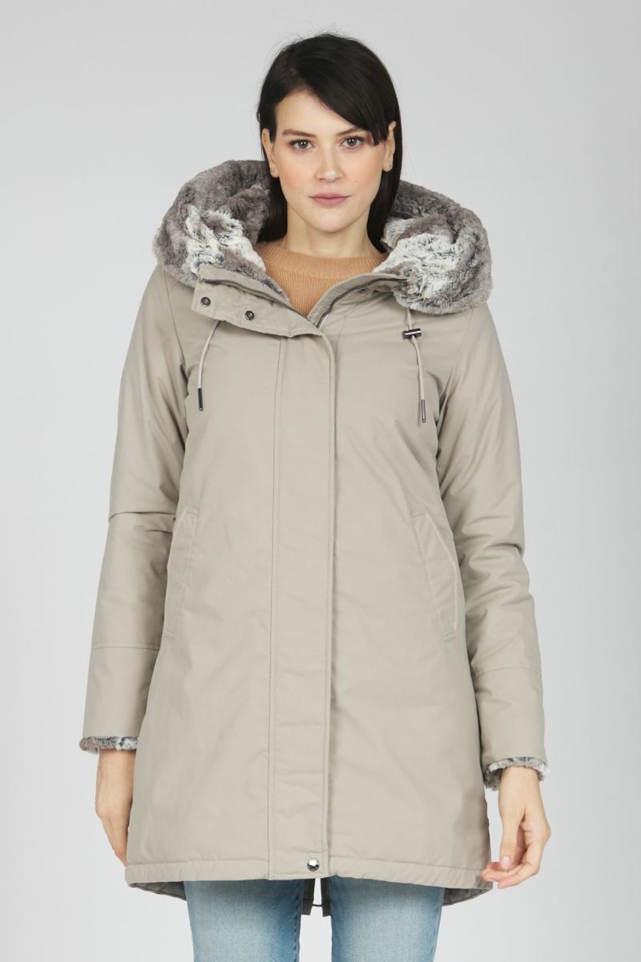 Donna Canadiens | Parka Donna Beige