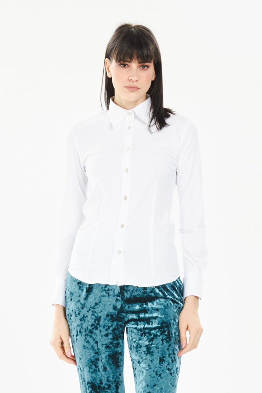 Donna RRD | Camicia Oxford Donna Bianco