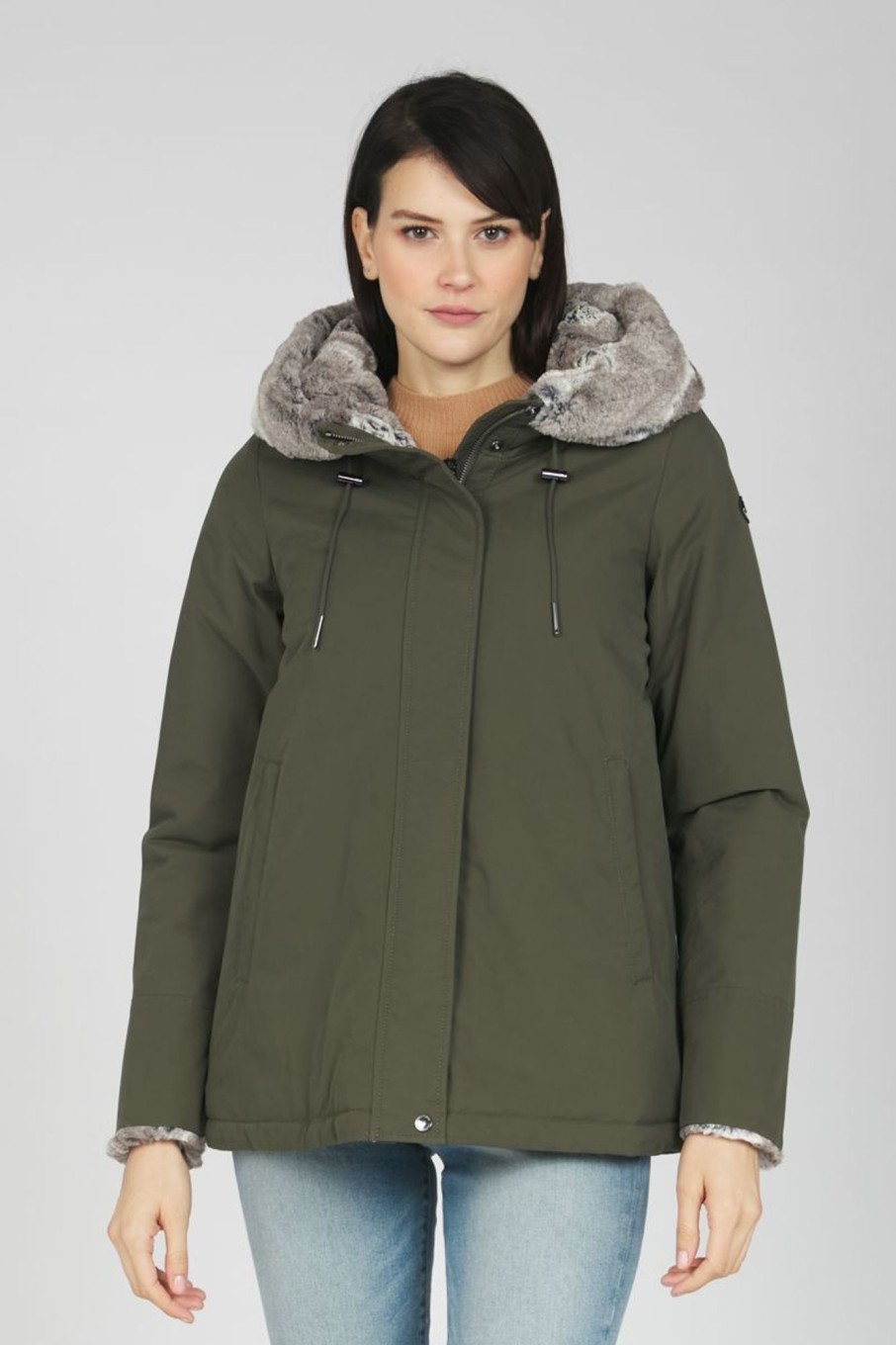 Donna Canadiens | Parka Donna Verde Oliva