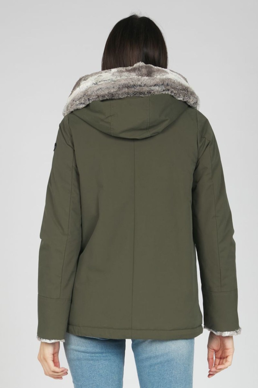 Donna Canadiens | Parka Donna Verde Oliva