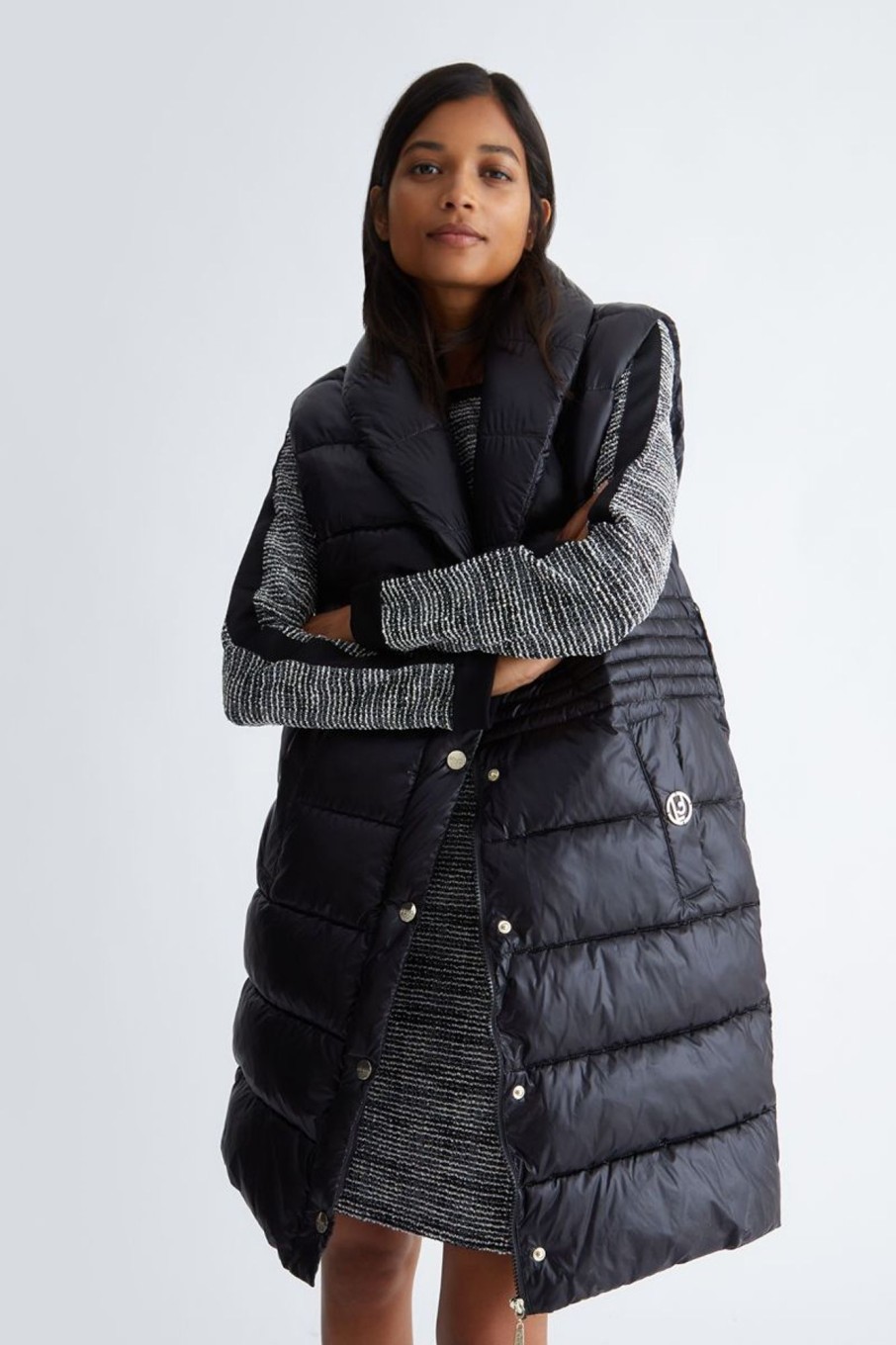 Donna Liu-jo | Gilet Imbottito Donna Nero