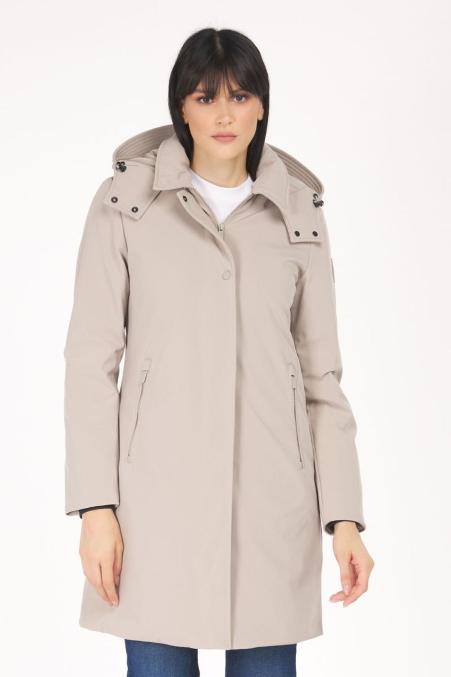 Donna Woolrich | Parka Donna Beige