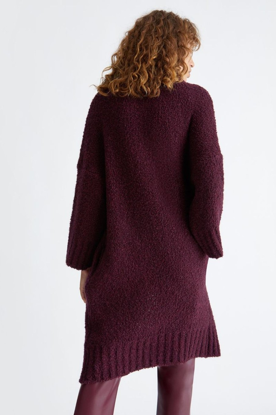 Donna Liu-jo | Cappotto Boucle' Donna Bordeaux