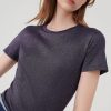 Donna Marella | T-Shirt Lurex Donna Blu