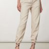 Donna Patrizia Pepe | Pantaloni Jogger In Tela Donna Beige