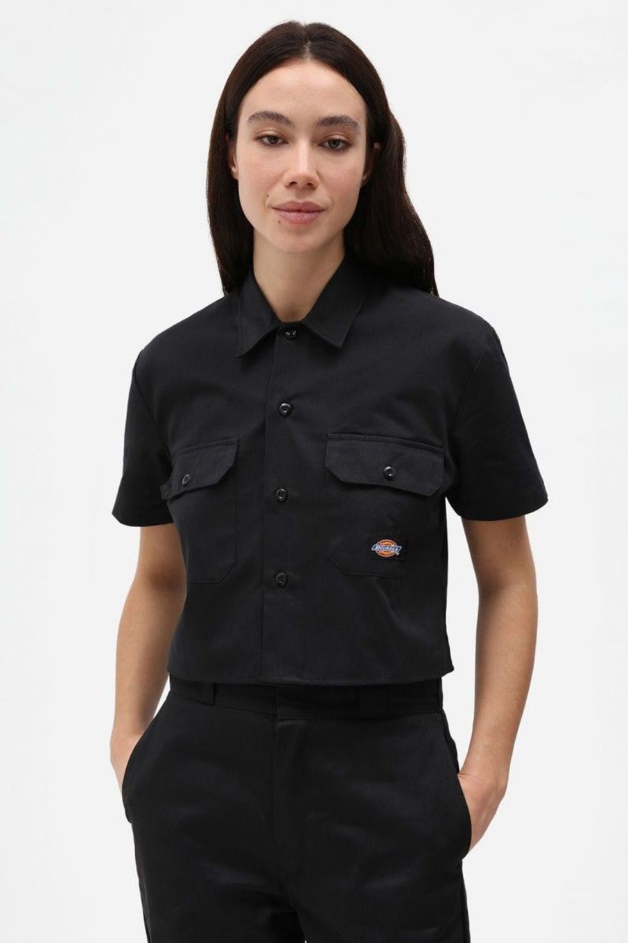 Donna Dickies | Camicia Da Lavoro Donna Nero