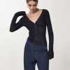 Donna Patrizia Pepe | Cardigan Slim Fit Donna Blu