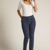 Donna Elena Miro' | Pantaloni In Denim Power Stretch Donna Denim