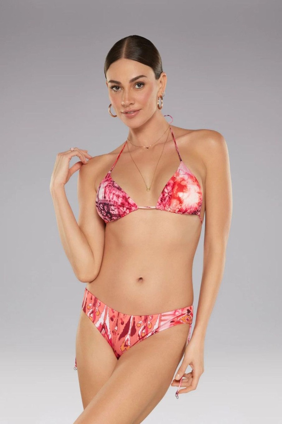 Donna F**k Bikini | Bikini Triangolo E Slip Fisso Dreamcatcher Donna Rosa