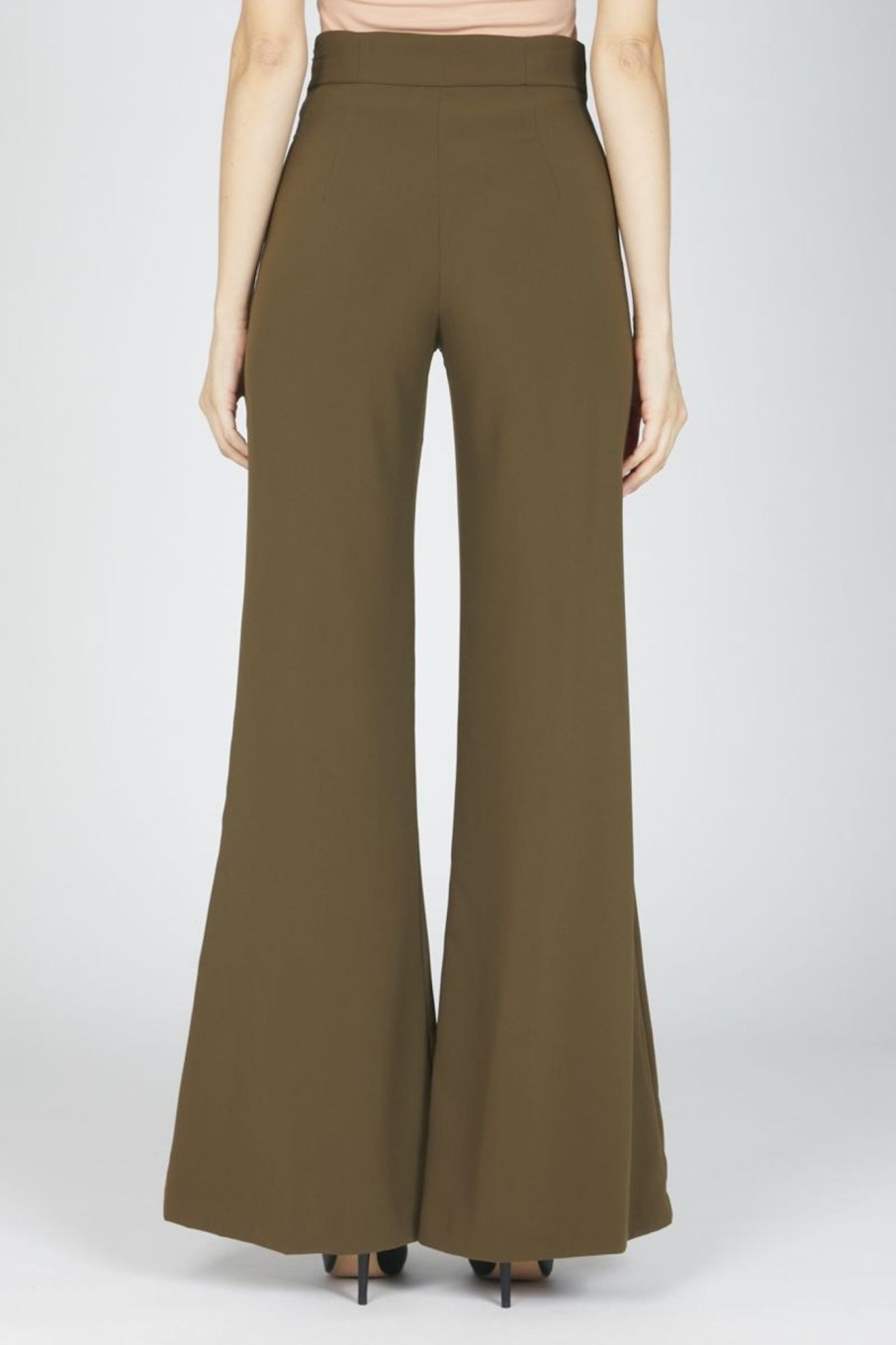 Donna Elisabetta Franchi | Pantaloni Donna Verde Oliva