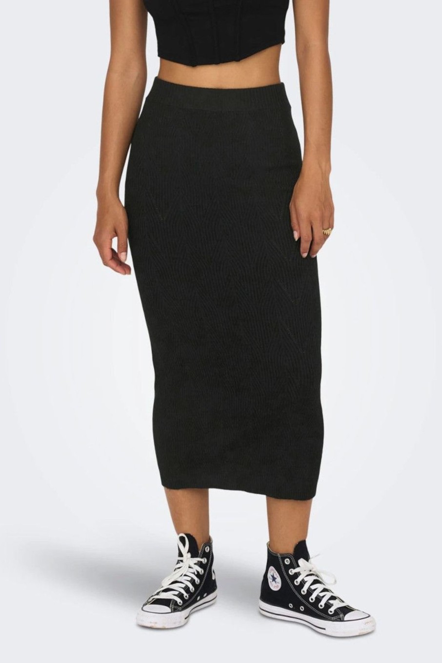 Donna Only | Maxi Gonna Donna Nero