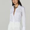 Donna Patrizia Pepe | Camicia Manica Lunga Donna Bianco