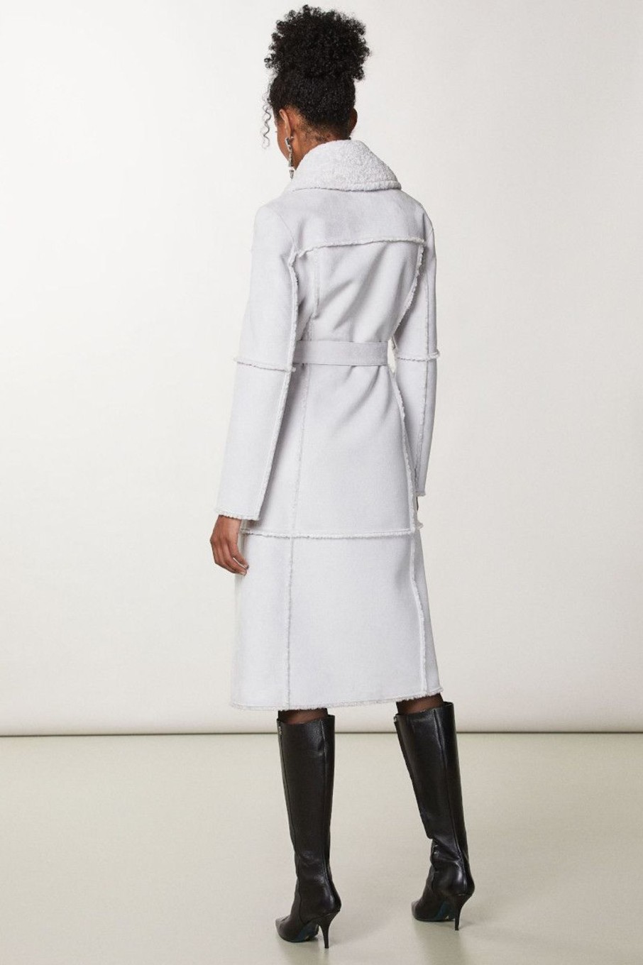 Donna Patrizia Pepe | Cappotto Doppio Petto Double Face Donna Bianco