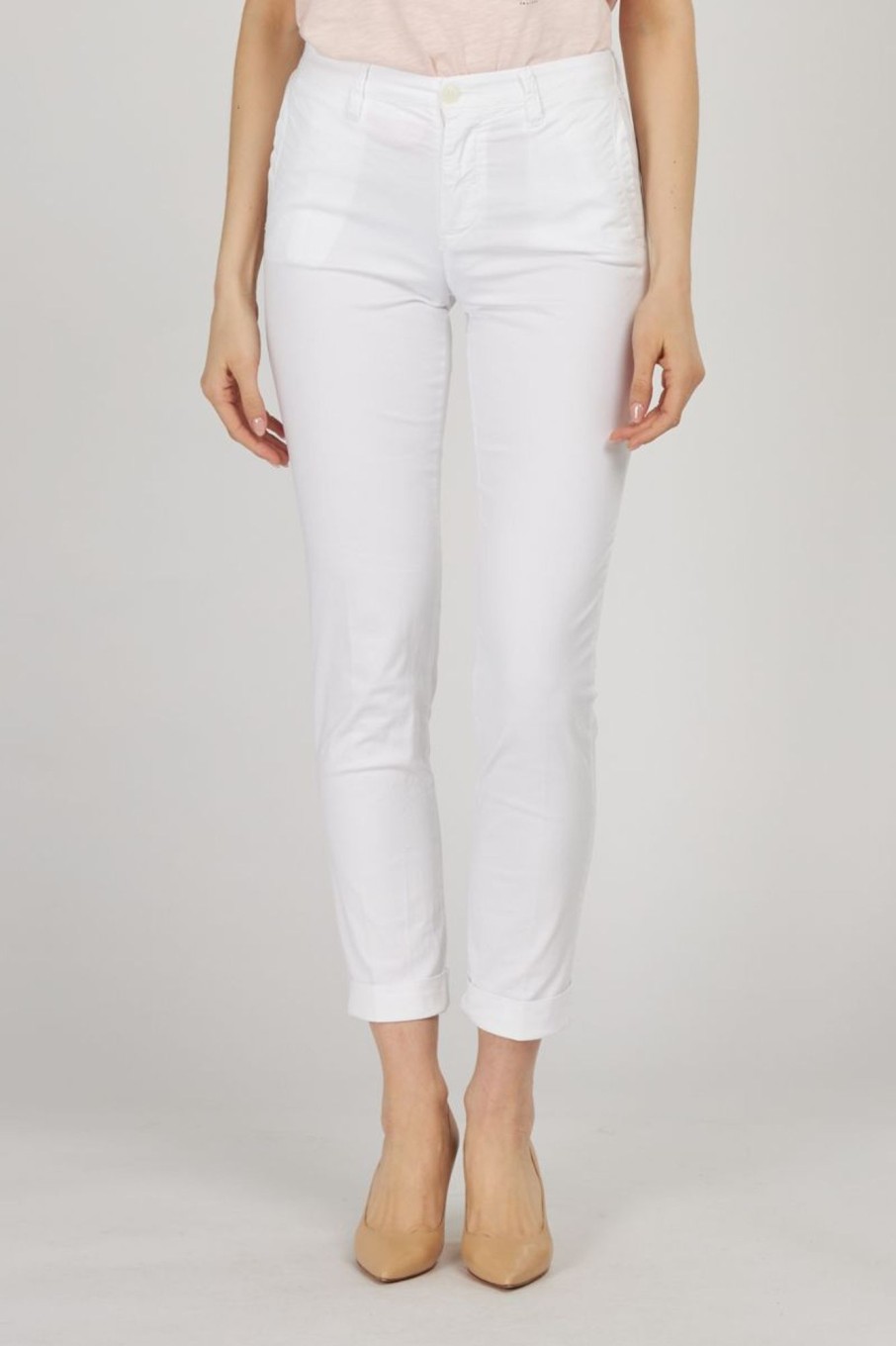 Donna Blauer Usa | Pantaloni Donna Bianco