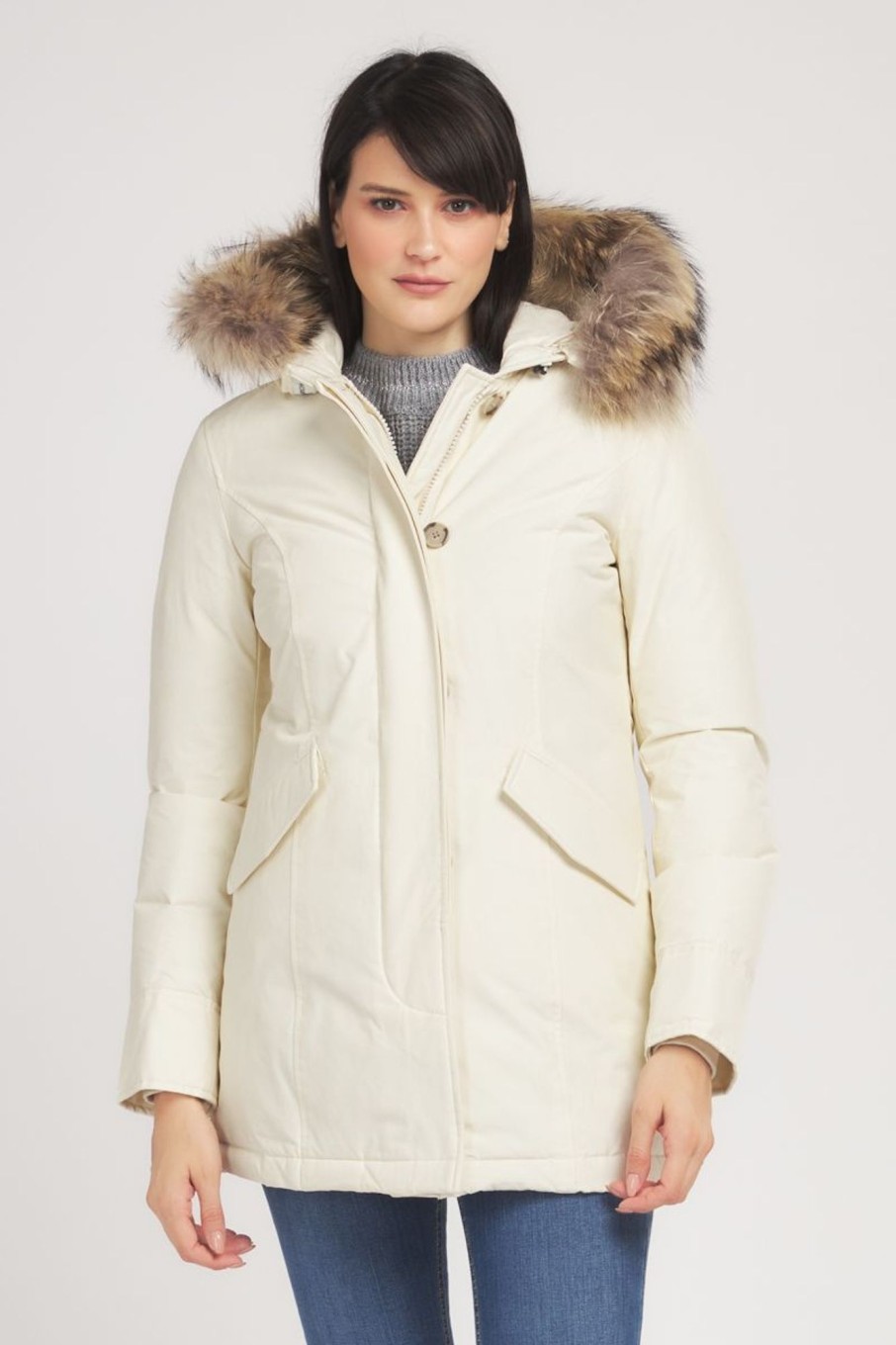 Donna Woolrich | Parka Donna Avorio