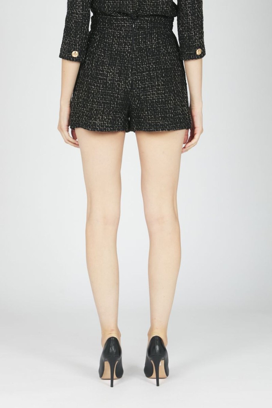 Donna Elisabetta Franchi | Shorts Donna Nero