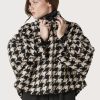 Donna Seventy | Cappotto Mantellina In Chanel Donna Nero