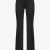 Donna Pinko | Pantaloni Flared Tecnico Stretch Donna Nero