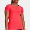 Donna Under Armour | Maglia A Manica Corta Heatgear® Armour Donna Fucsia