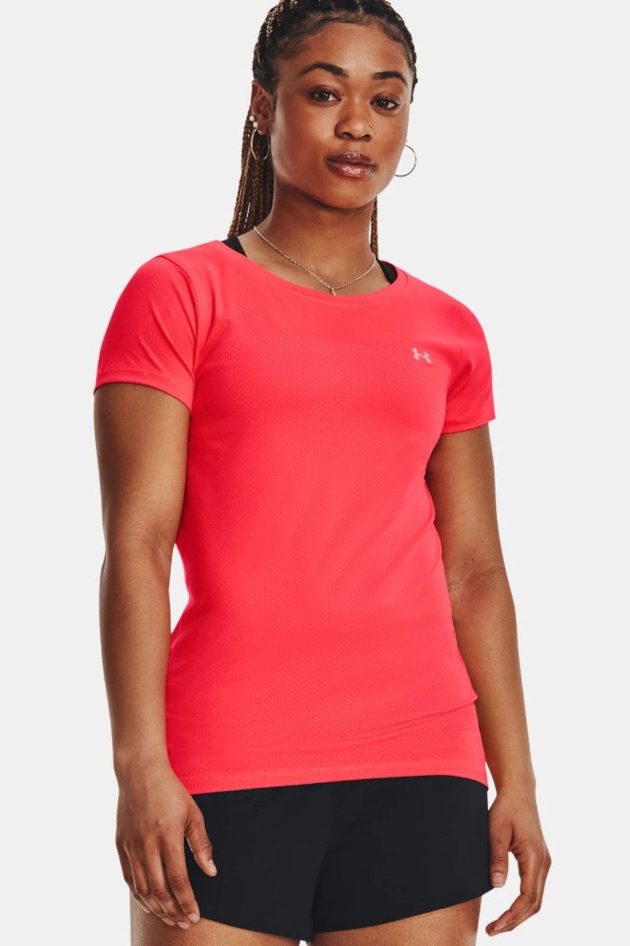 Donna Under Armour | Maglia A Manica Corta Heatgear® Armour Donna Fucsia