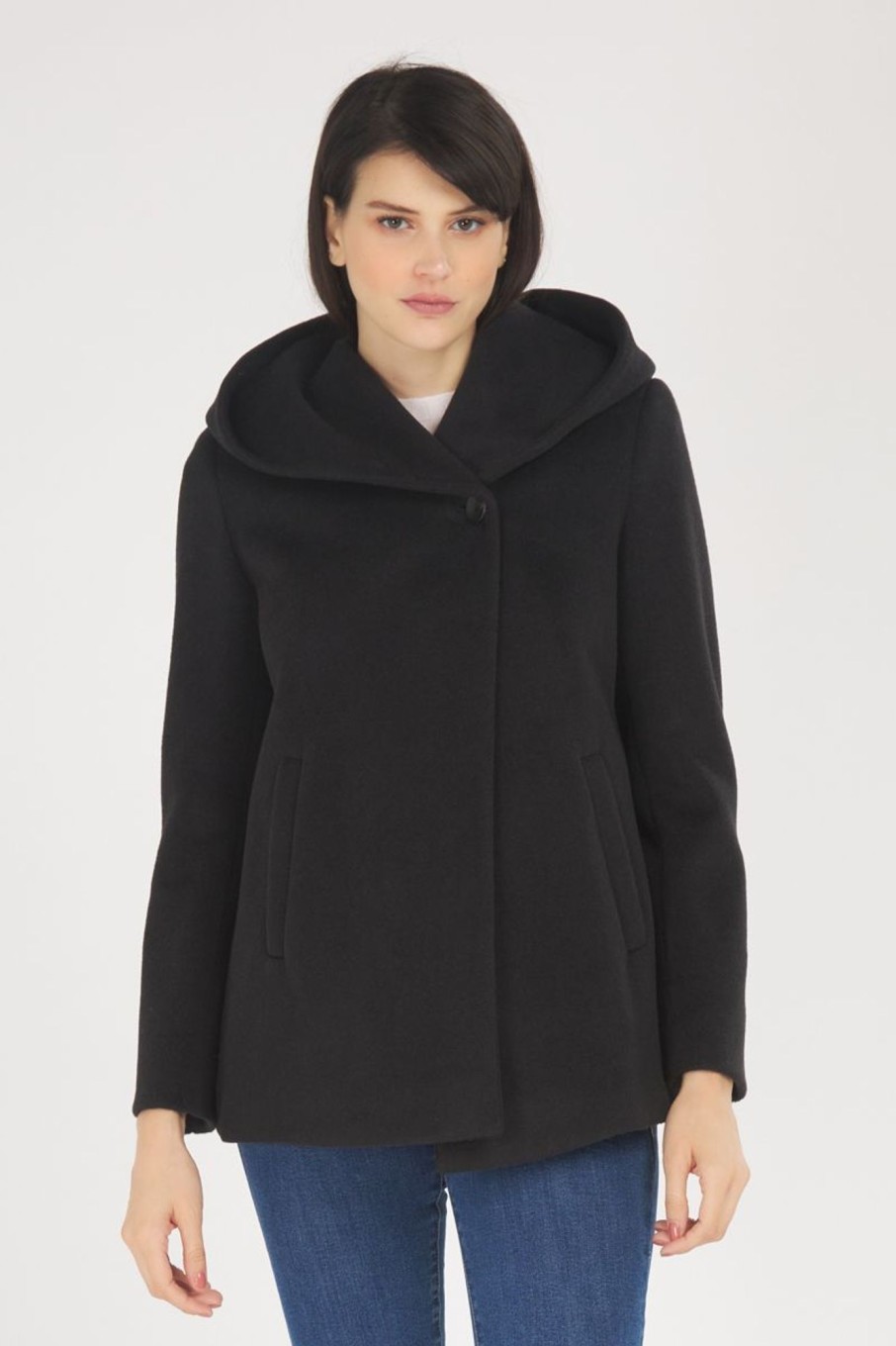 Donna Capani | Cappotto Donna Nero