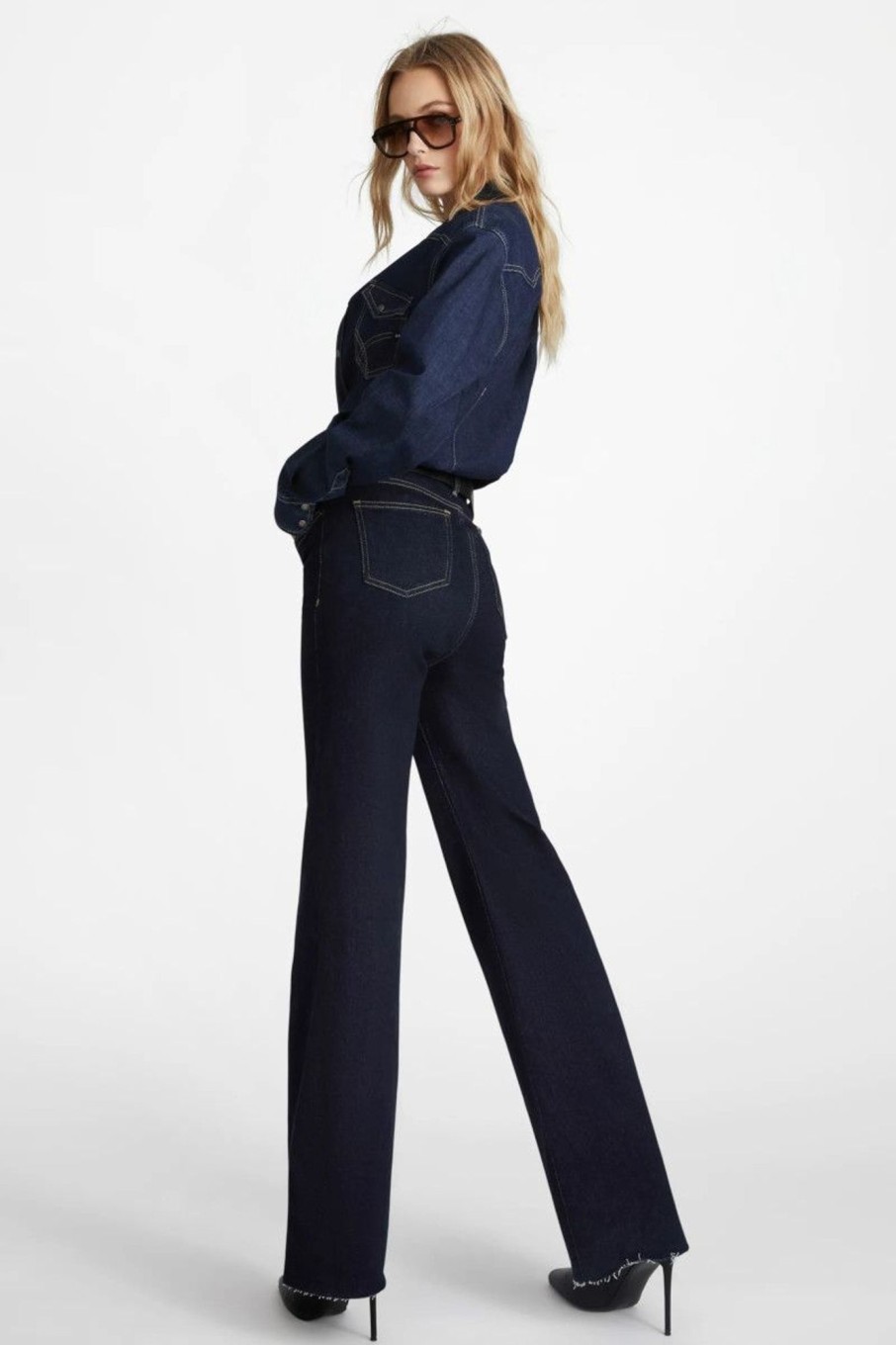 Donna GasJeans | Jeans Flare Donna Blu