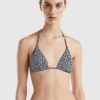 Donna Benetton Bikini | Triangolo Mare Con Stampa Animalier Donna Fantasia