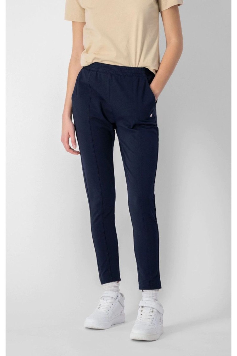 Donna Champion | Pantaloni Elasticizzati Con Logo Donna Blu