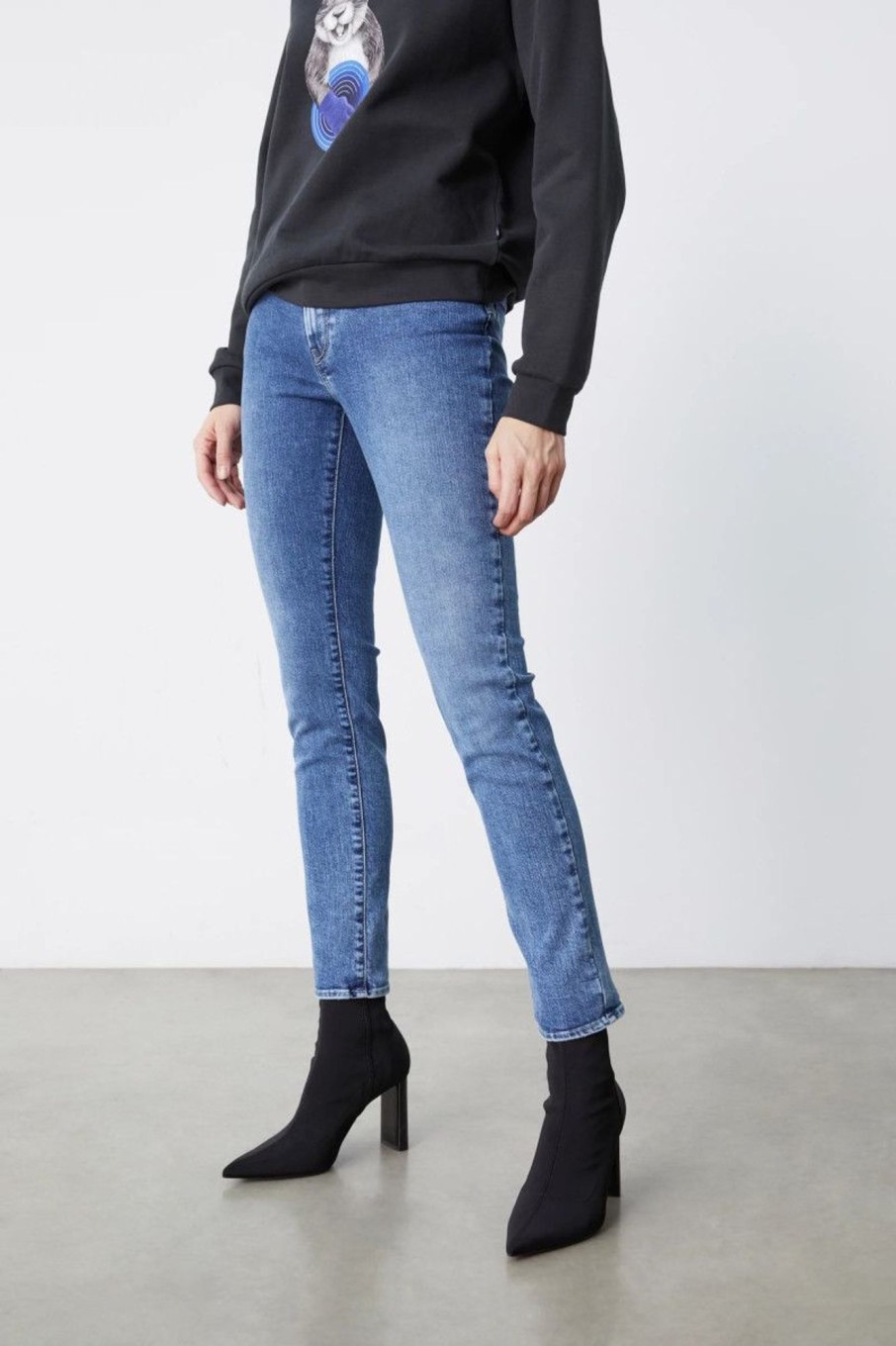 Donna GasJeans | Jeans 5 Tasche Slim Donna Denim