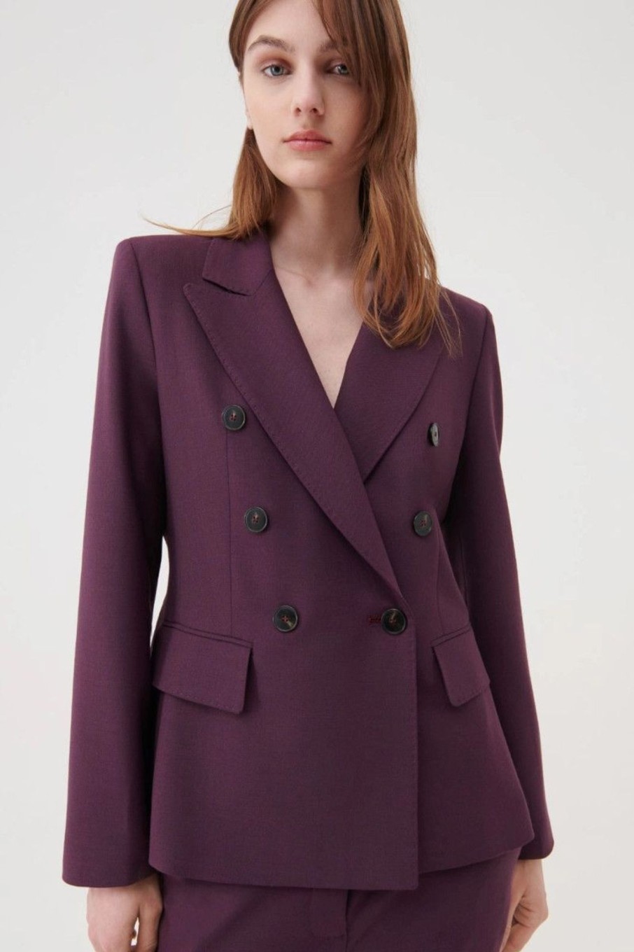 Donna Marella | Blazer Doppiopetto Donna Viola