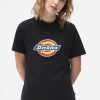 Donna Dickies | T-Shirt Con Logo Dickies Donna Nero