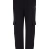 Donna Freddy | Pantaloni Cargo In Felpa Donna Nero