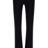 Donna Freddy | Pantaloni In Jersey Con Fondo Leggermente Svasato Donna Nero