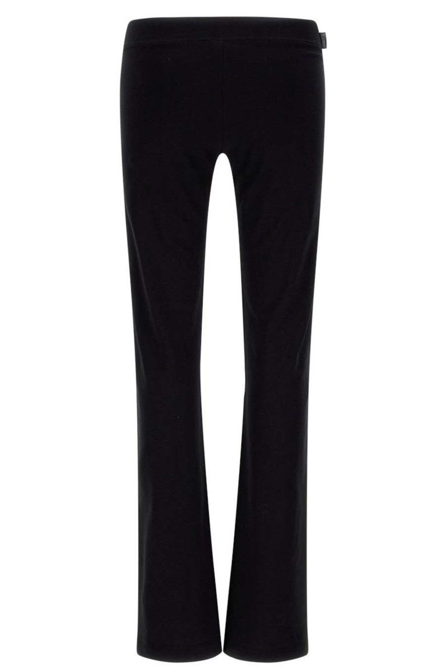 Donna Freddy | Pantaloni In Jersey Con Fondo Leggermente Svasato Donna Nero