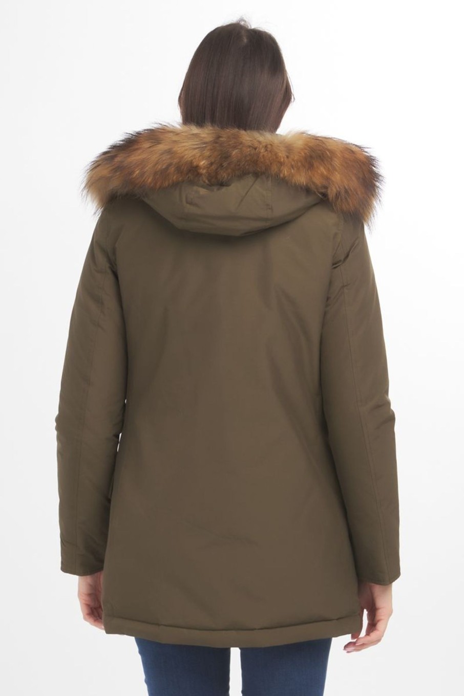 Donna Woolrich | Parka Donna Verde Oliva