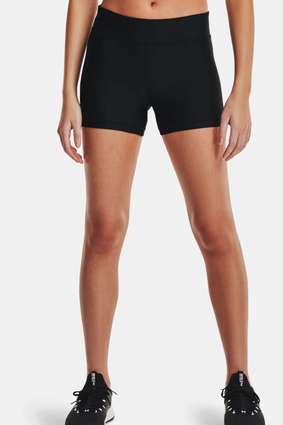 Donna Under Armour | Pantaloncini Heatgear® Mid-Rise Da Donna Nero