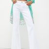 Donna Liu-jo | Jeans Flare In Denim Stretch Donna Bianco