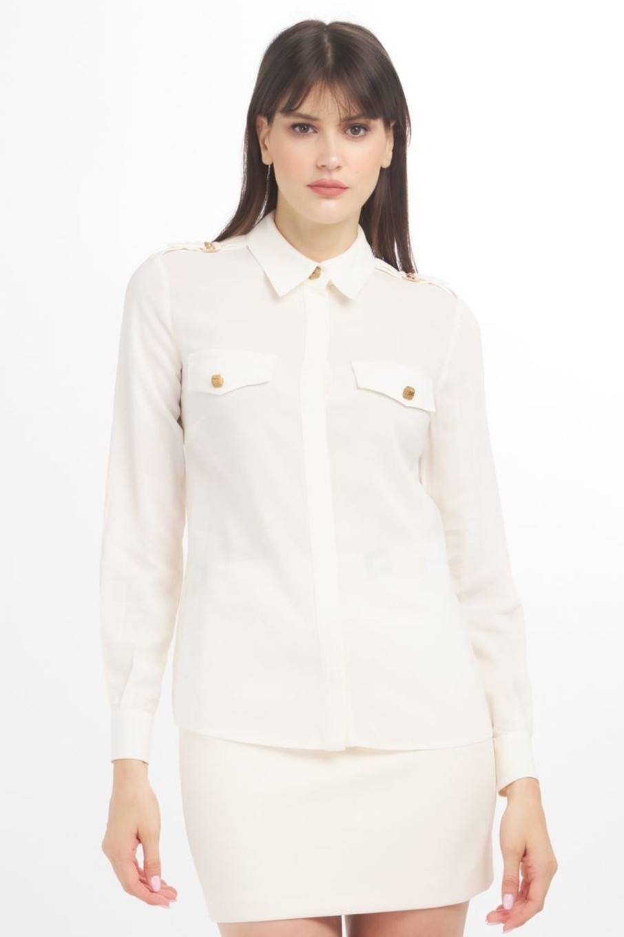 Donna Elisabetta Franchi | Camicia Donna Avorio