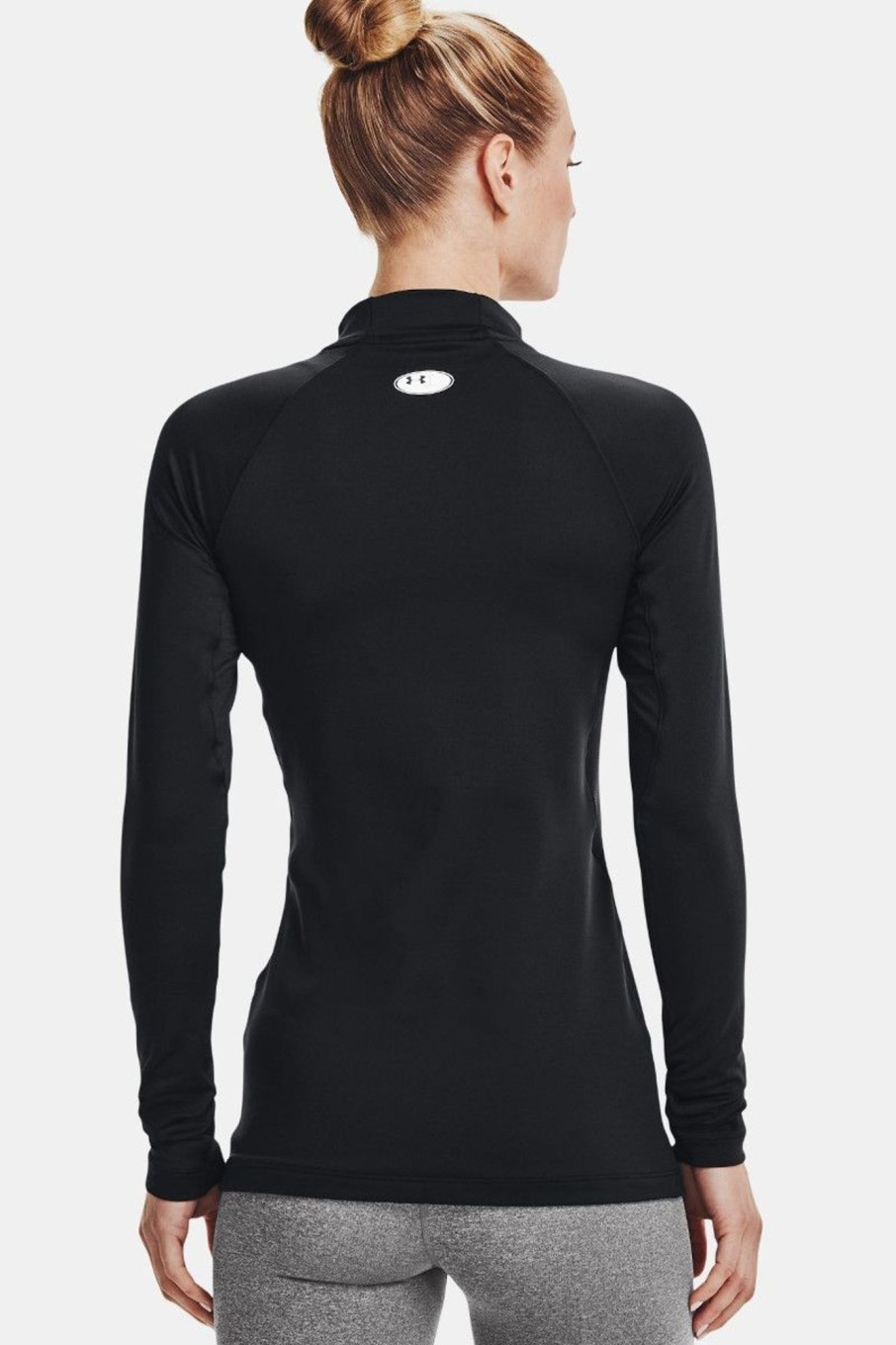 Donna Under Armour | Lupetto Coldgear® Authentics Mock Neck Da Donna Nero