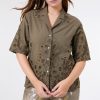 Donna Elena Miro' | Camicia Ricamata Donna Verde