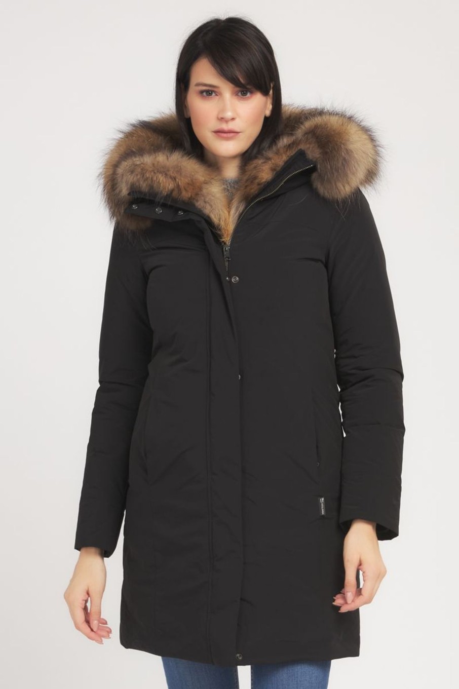 Donna Woolrich | Parka Donna Nero