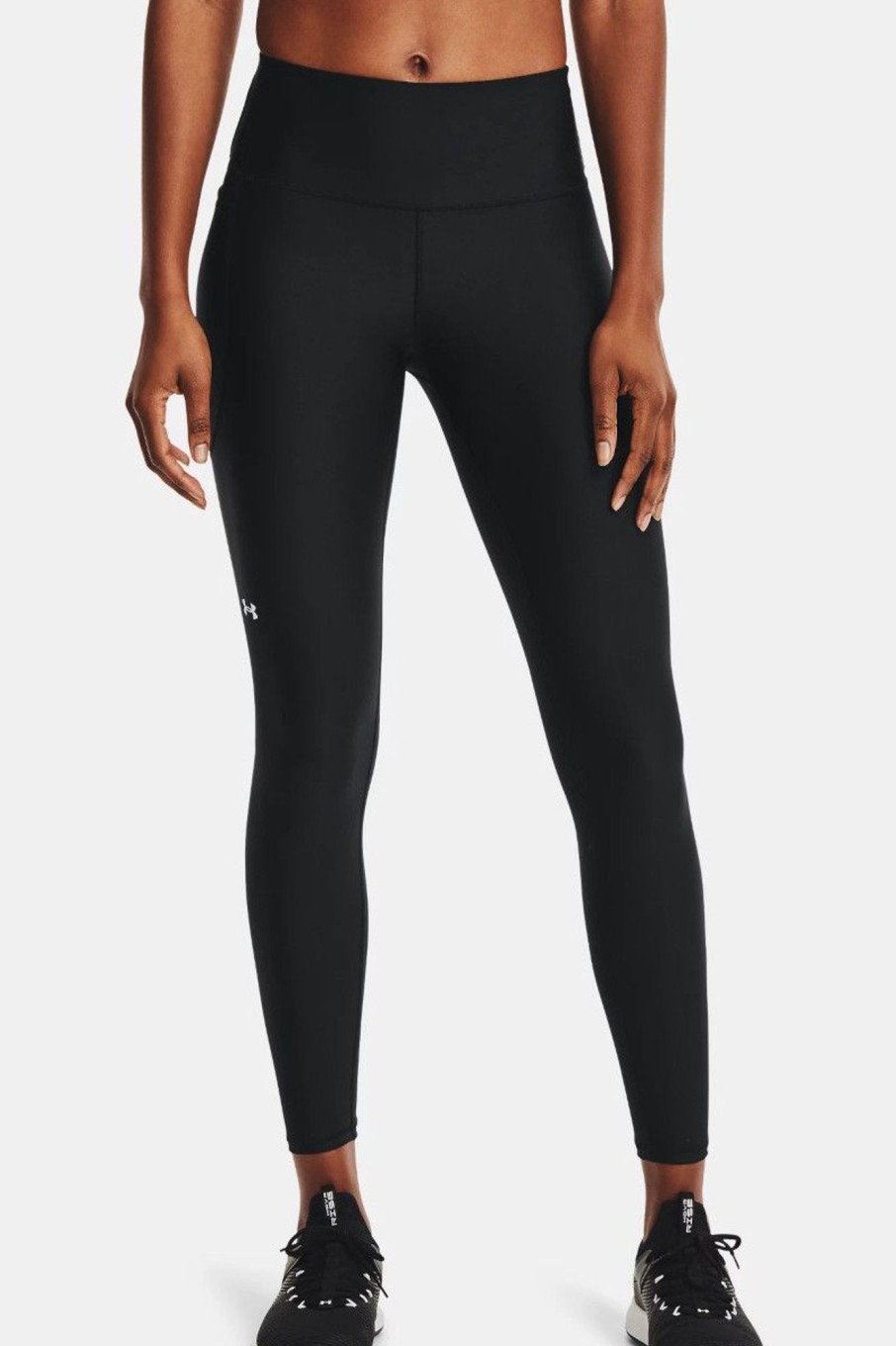 Donna Under Armour | Leggings Heatgear Armour No-Slip Waistband Full-Lenght Donna Nero