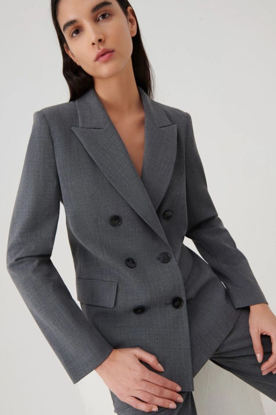 Donna Marella | Blazer Doppiopetto Donna Grigio