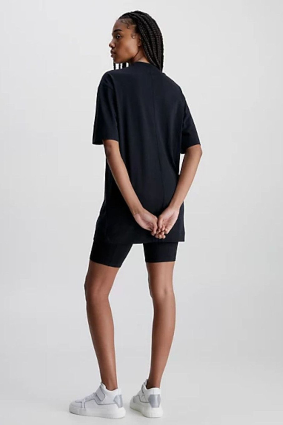 Donna Calvin Performance | Abito A T-Shirt Oversize Donna Nero