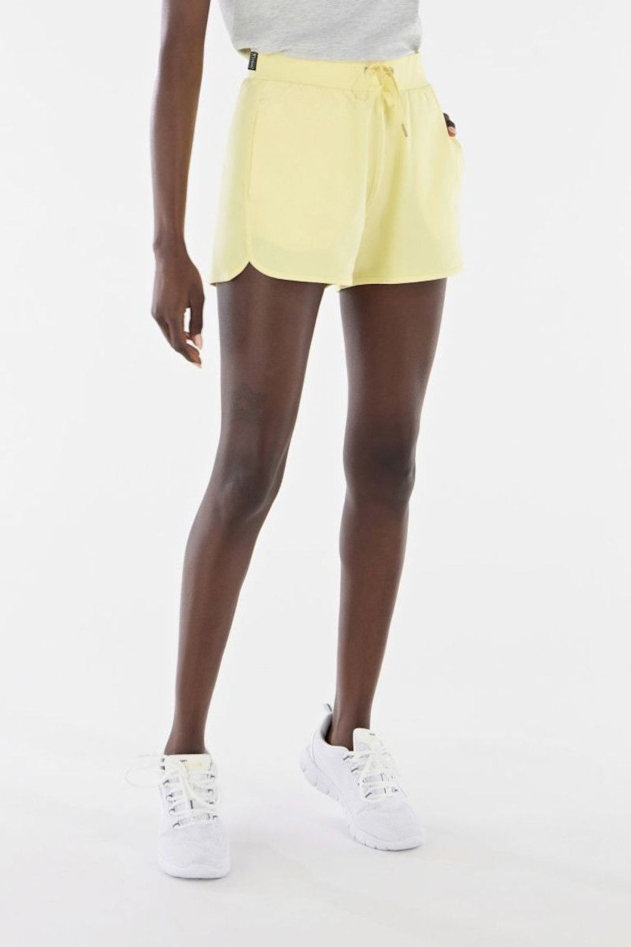 Donna Freddy | Shorts Elasticizzati Donna Giallo