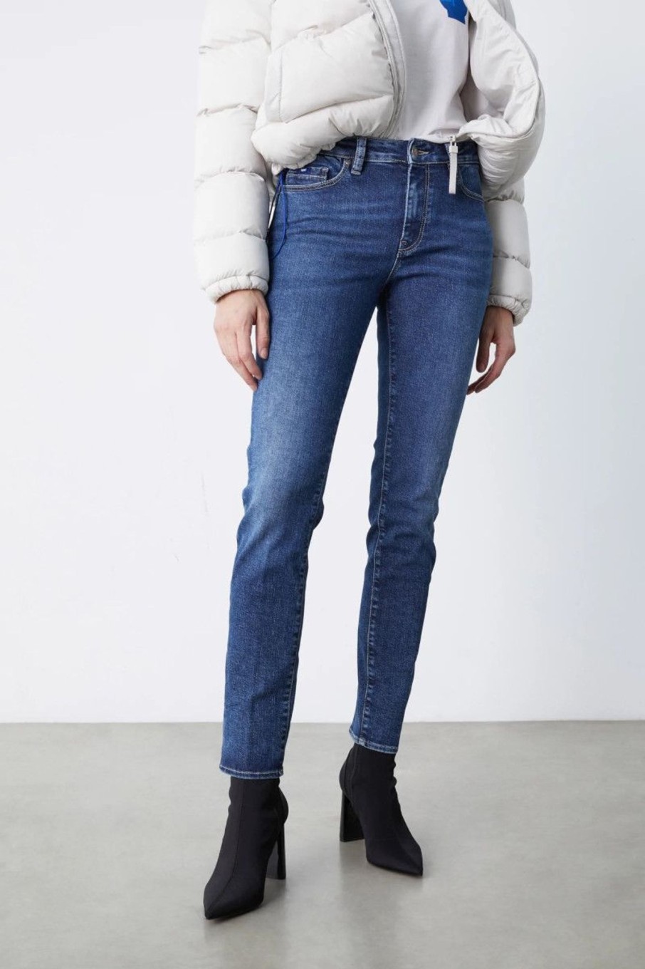 Donna GasJeans | Jeans 5 Tasche Slim Donna Denim