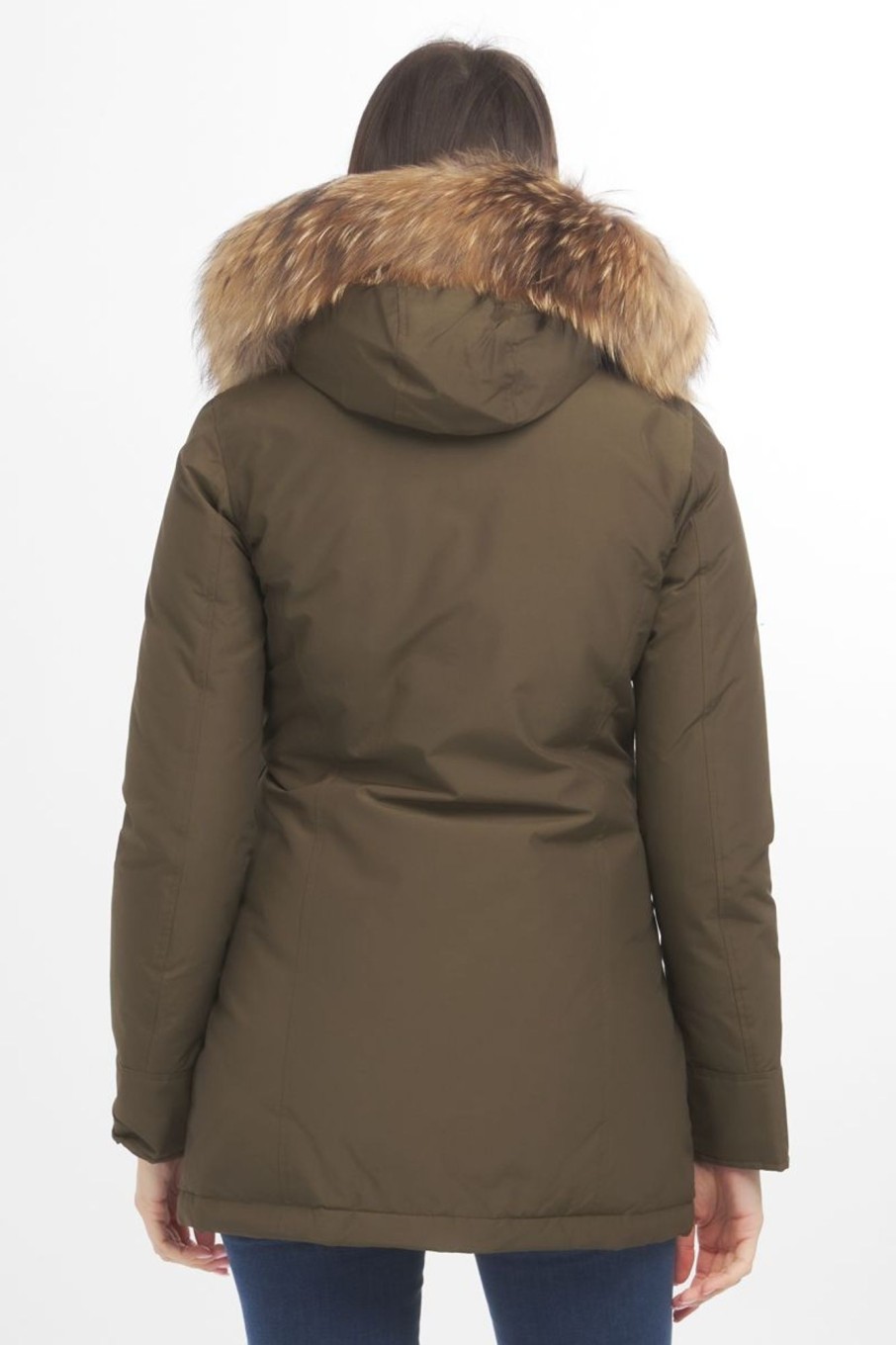 Donna Woolrich | Parka Donna Verde Oliva