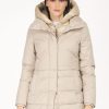 Donna Woolrich | Parka Donna Beige