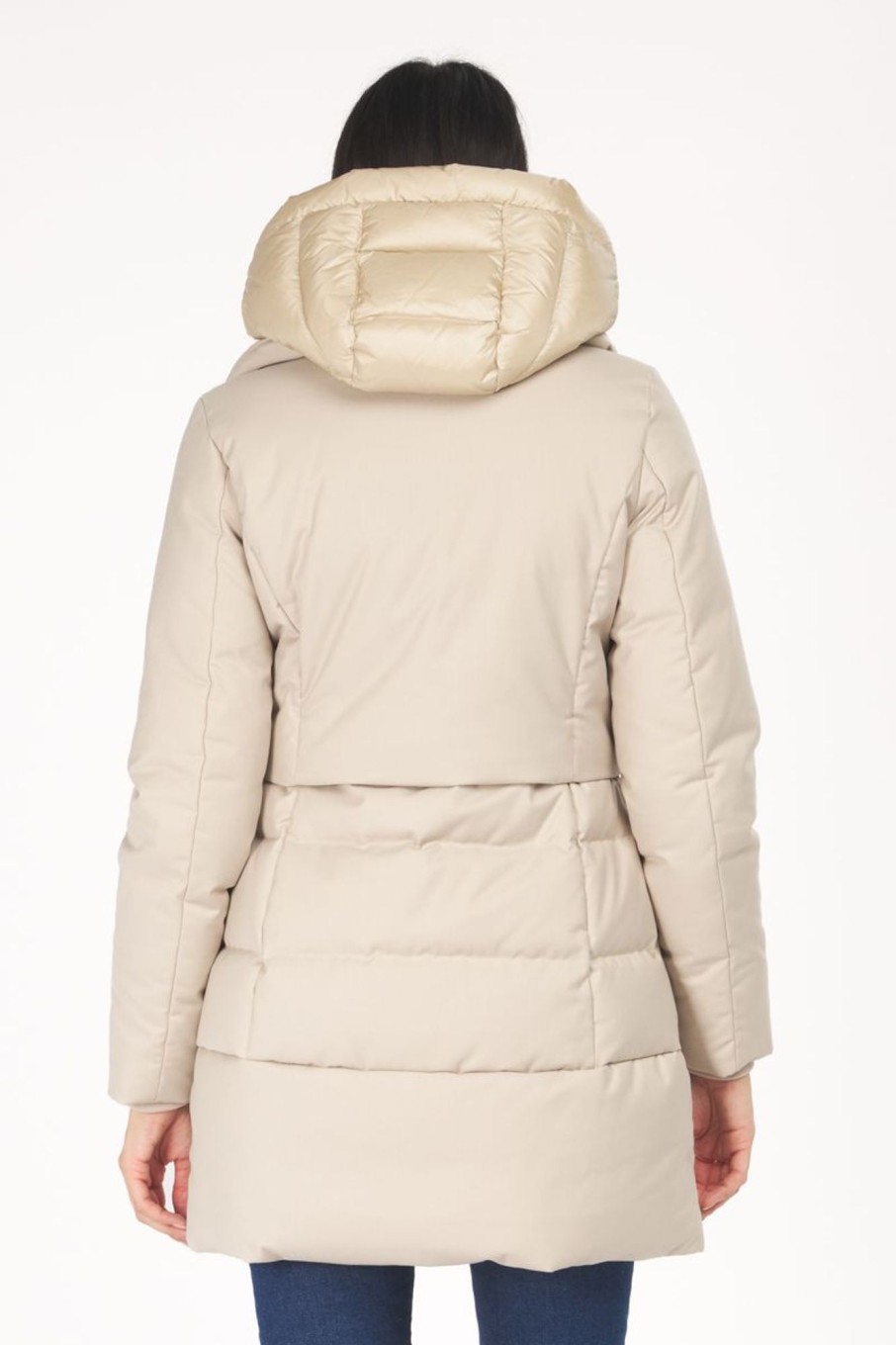 Donna Woolrich | Parka Donna Beige